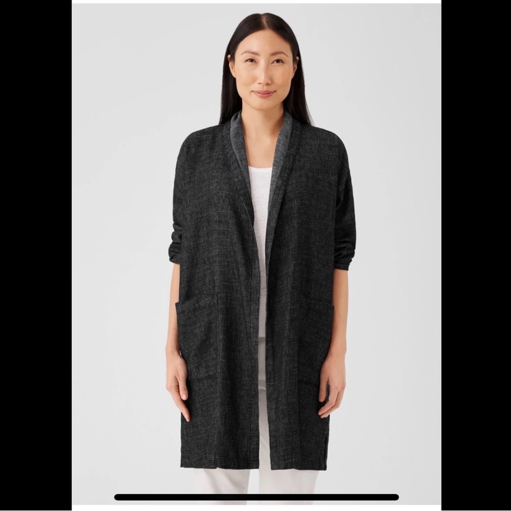 Eileen Fisher Open Front Coat